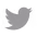 Grey Twitter Icon